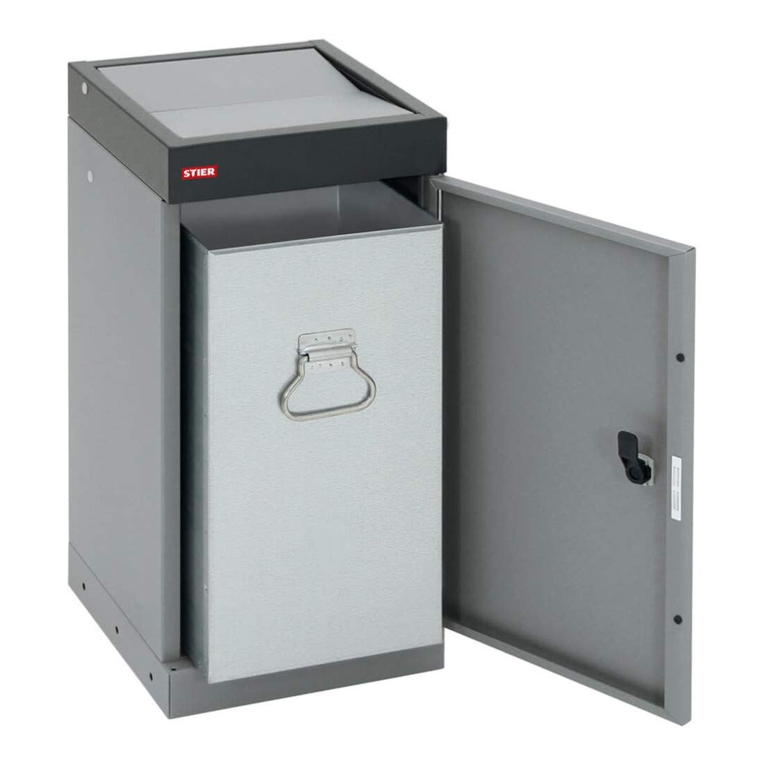 STIER recycling bin Premium 30l with swing lid