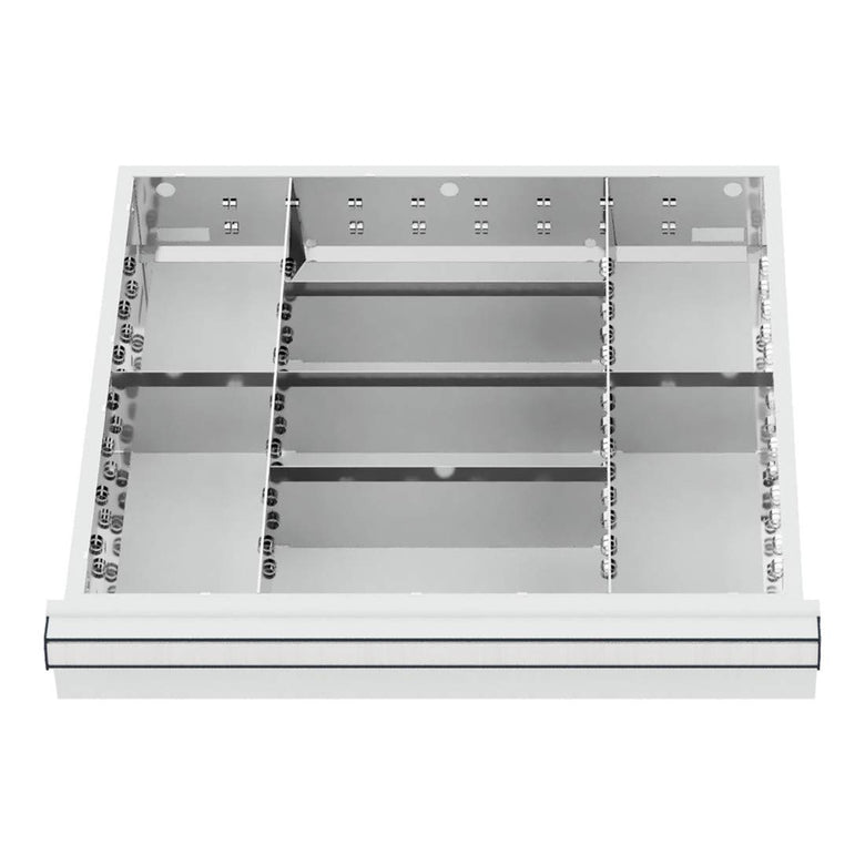 STIER drawer divider metal divider BLH 75 mm internal dimensions 500x450 mm 8