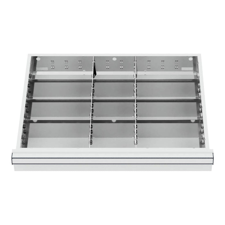 STIER drawer divider metal divider BLH 75 mm internal dimensions 600x450 mm 12