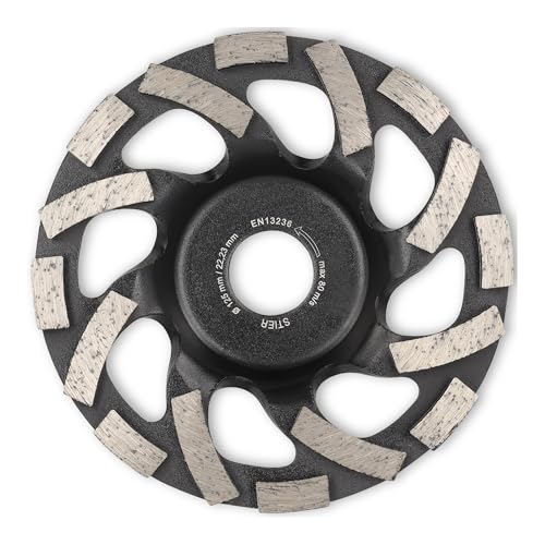 STIER diamond cup wheel 125 x 22.23 mm abrasive with unique