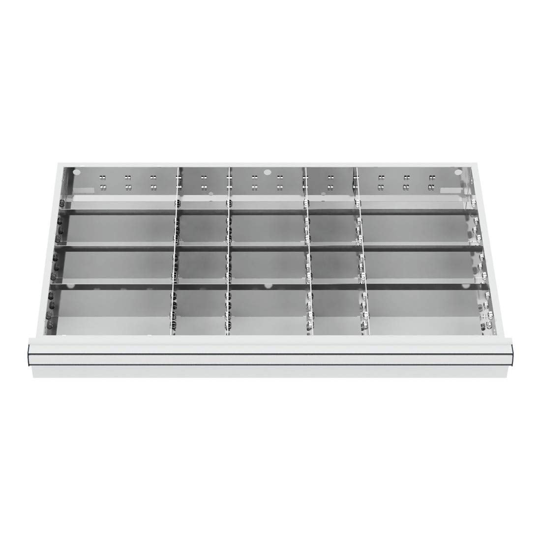 STIER Schubladeneinteilung Metalleinteilung BLH 75 mm Innenmaß 800x450 mm 20