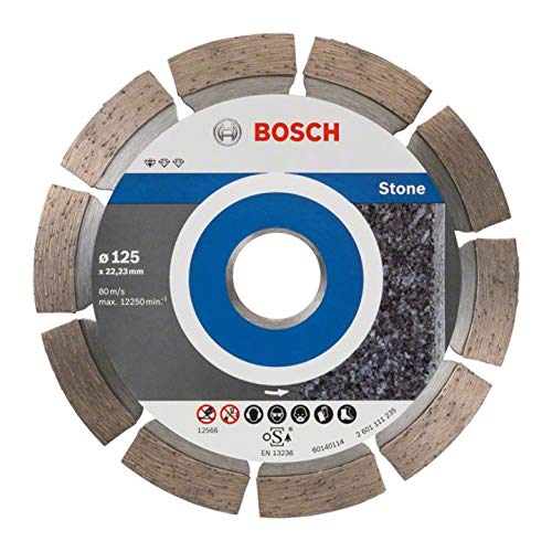 Bosch Diamanttrennscheibe Standard for Stone 125 x 22,23 x 1,6 x 10 mm 10 Stk