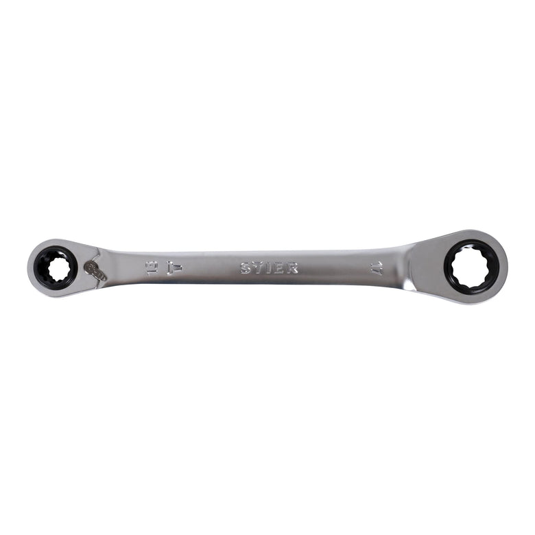 STIER double ring ratchet wrench KraftSpezial 4-in-1 10x13x17x19 mm