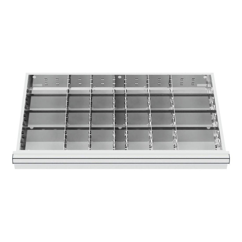 STIER Schubladeneinteilung Metalleinteilung BLH 100/125 mm Innenmaß 800x450 mm
