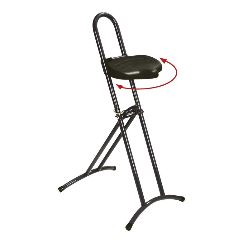 STIER standing aid foldable seat height 600-850 mm PU seat