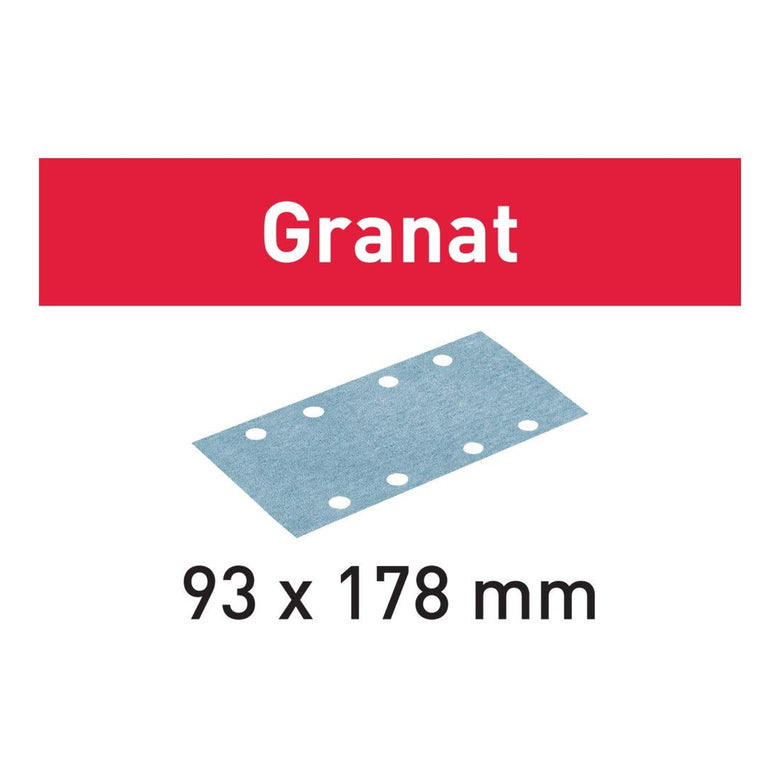 Festool Schleifstreifen STF 93X178 P120 GR Granat 100 Stk