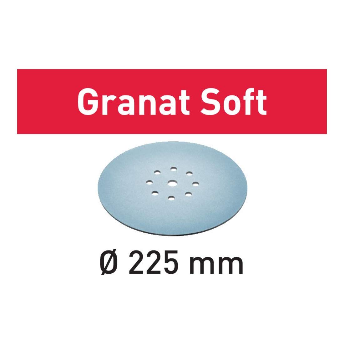 Festool Schleifscheiben STF D225 P120 GR S Granat Soft 25 Stk