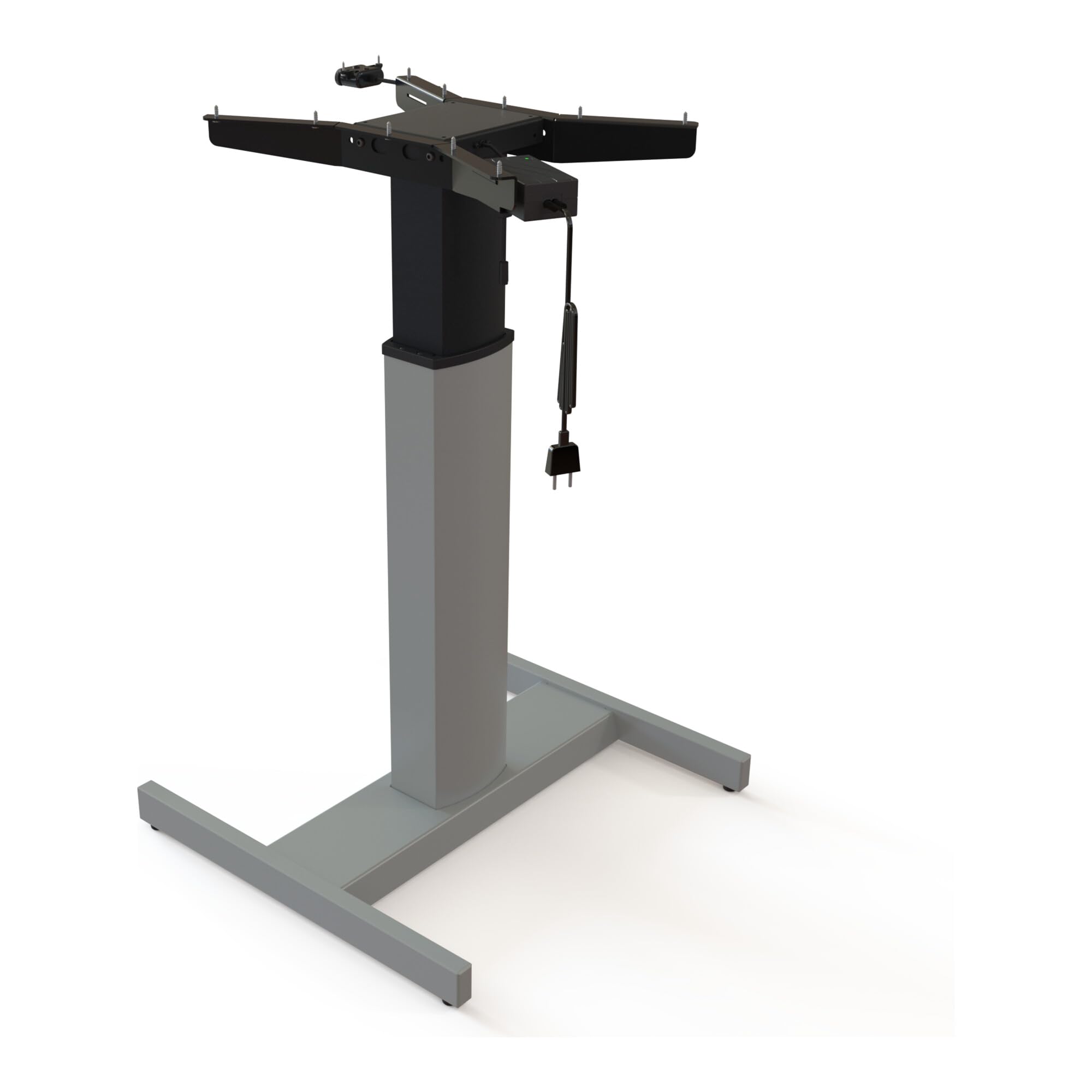 STIER Electrically height-adjustable frame for 80x80 cm table top
