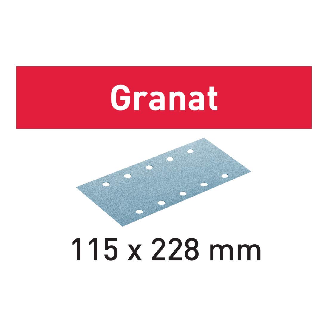 Festool Schleifstreifen STF 115X228 P400 GR Granat 100 Stk