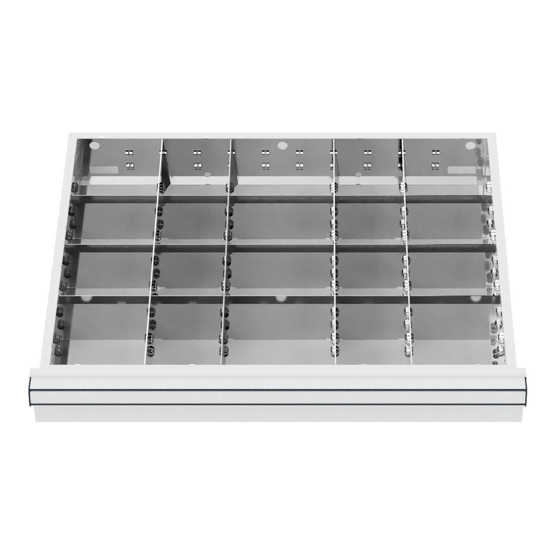 STIER Schubladeneinteilung Metalleinteilung BLH 75 mm Innenmaß 600x450 mm 20
