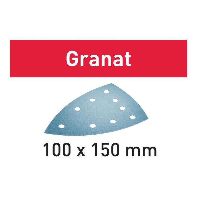Festool Schleifblatt STF DELTA/9 P180 GR/100 Granat 100 Stk