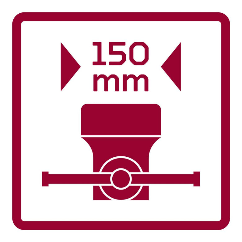 Gedore red Parallel-Schraubstock mit Amboss, drehbar, nach vorn öffnend
