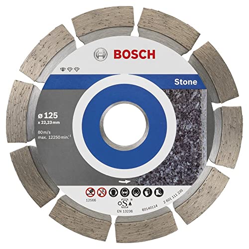 Bosch Diamanttrennscheibe Standard for Stone 125 x 22,23 x 1,6 x 10 mm 10 Stk