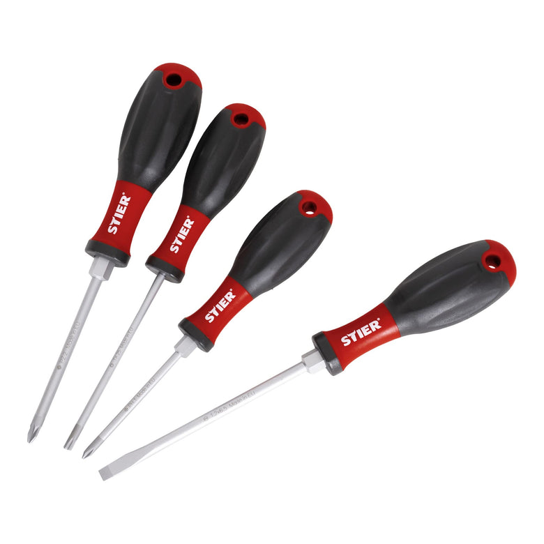 STIER screwdriver set Big Pack 13-piece with slotted, Phillips, Pozidriv-