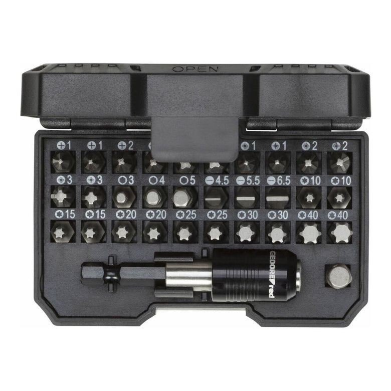 Gedore R33005031 Bit-Box 1/4 SL+PH+PZ+TX+6-kant 32-teilig