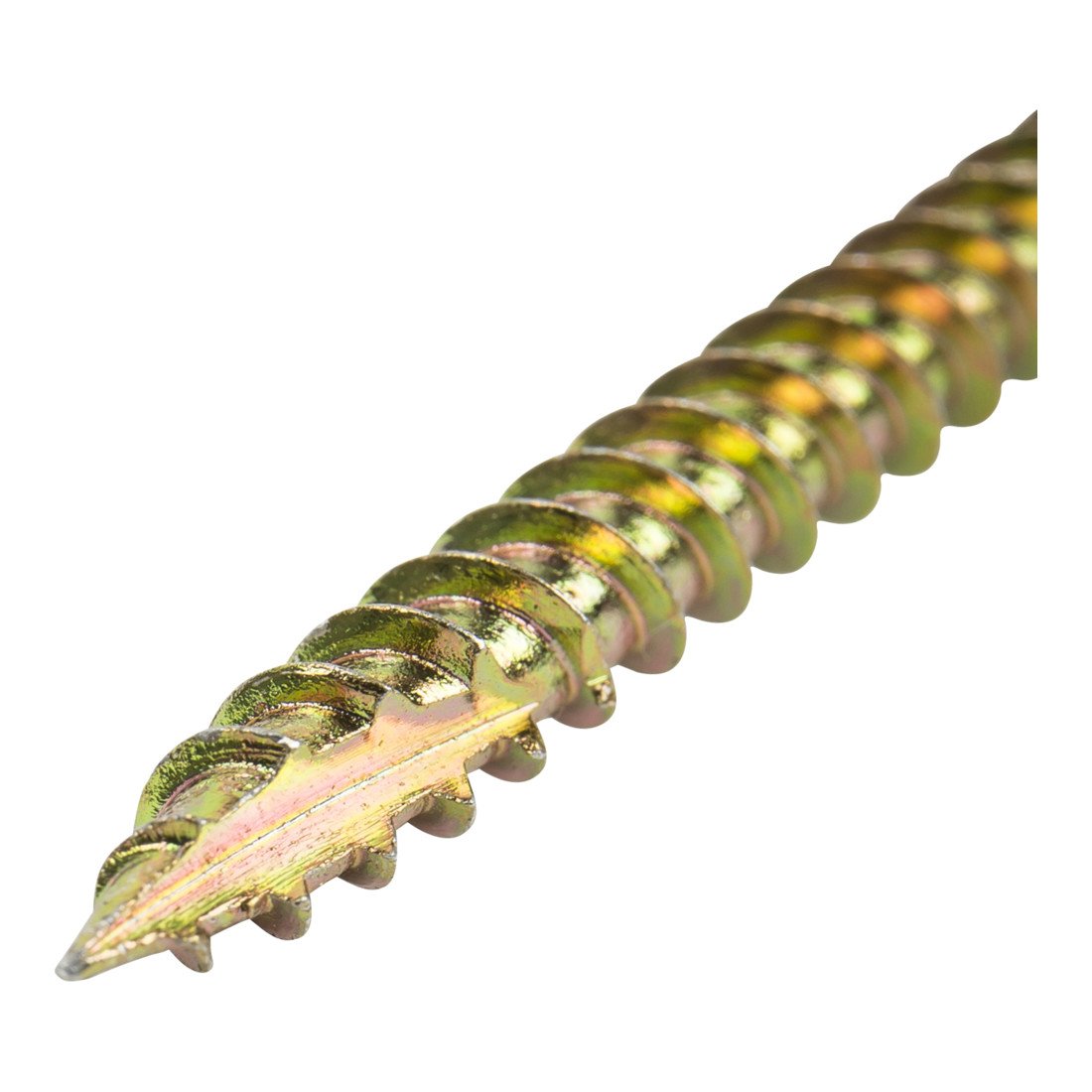 STIER countersunk head chipboard screw 100 pieces 6x100 chromated yellow partial thread