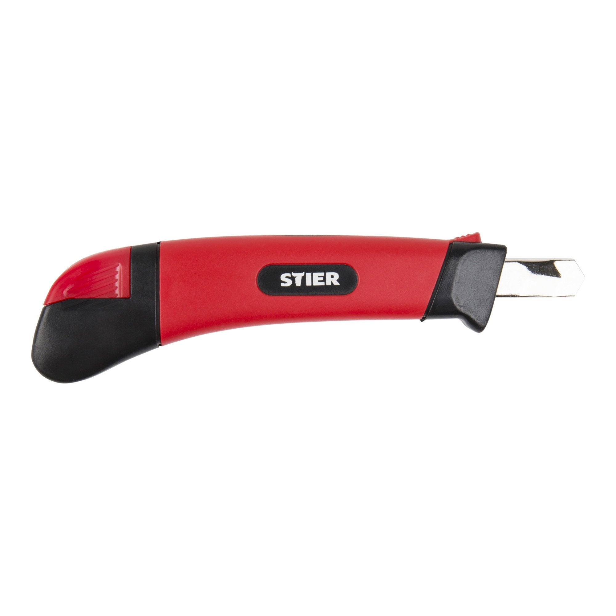 STIER cutter knife 9mm wide with pencil sharpener for cutting cardboard