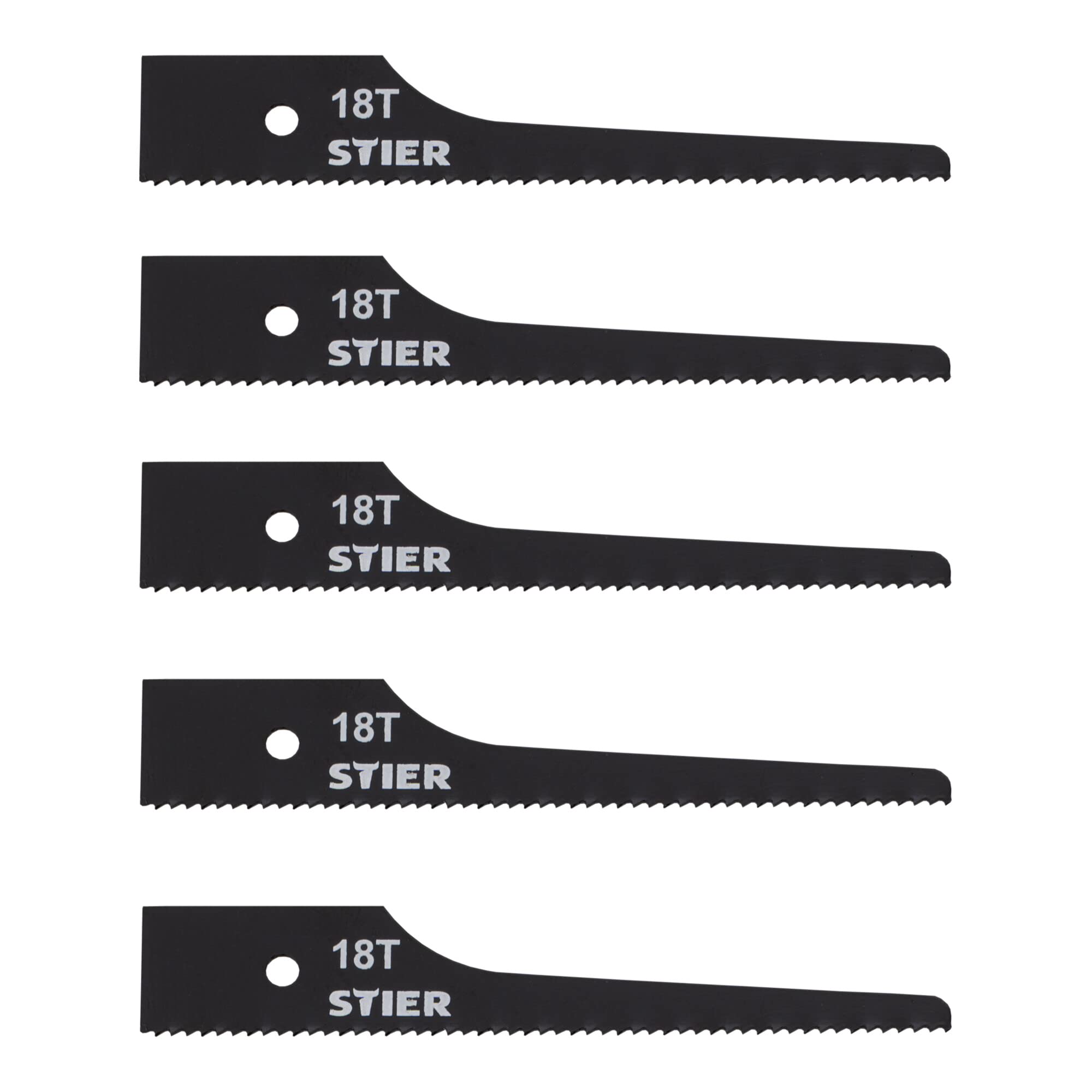 STIER Stichsägeblatt für STS-100 18 Zähne 5 Stk