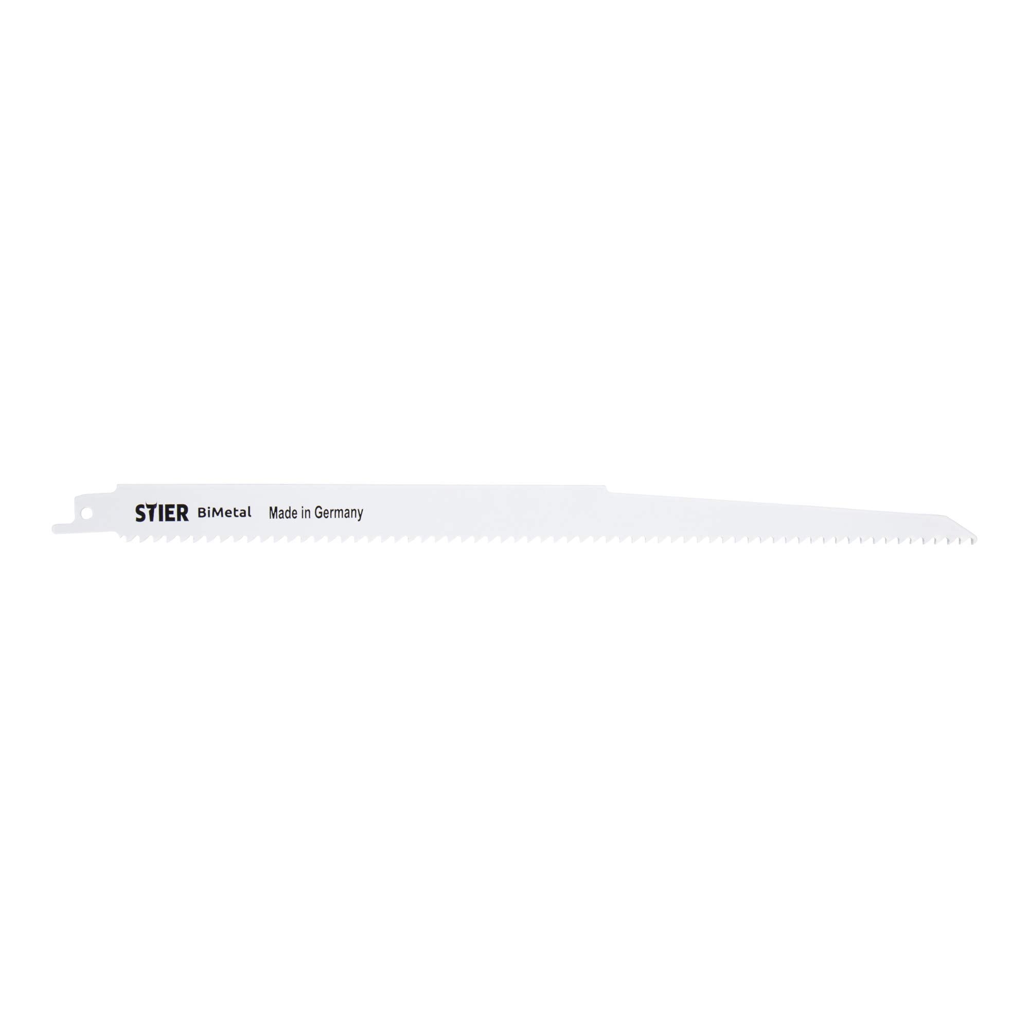 STIER reciprocating saw blade ST4015 (wood with nail residue, chipboard, GRP/epoxy)