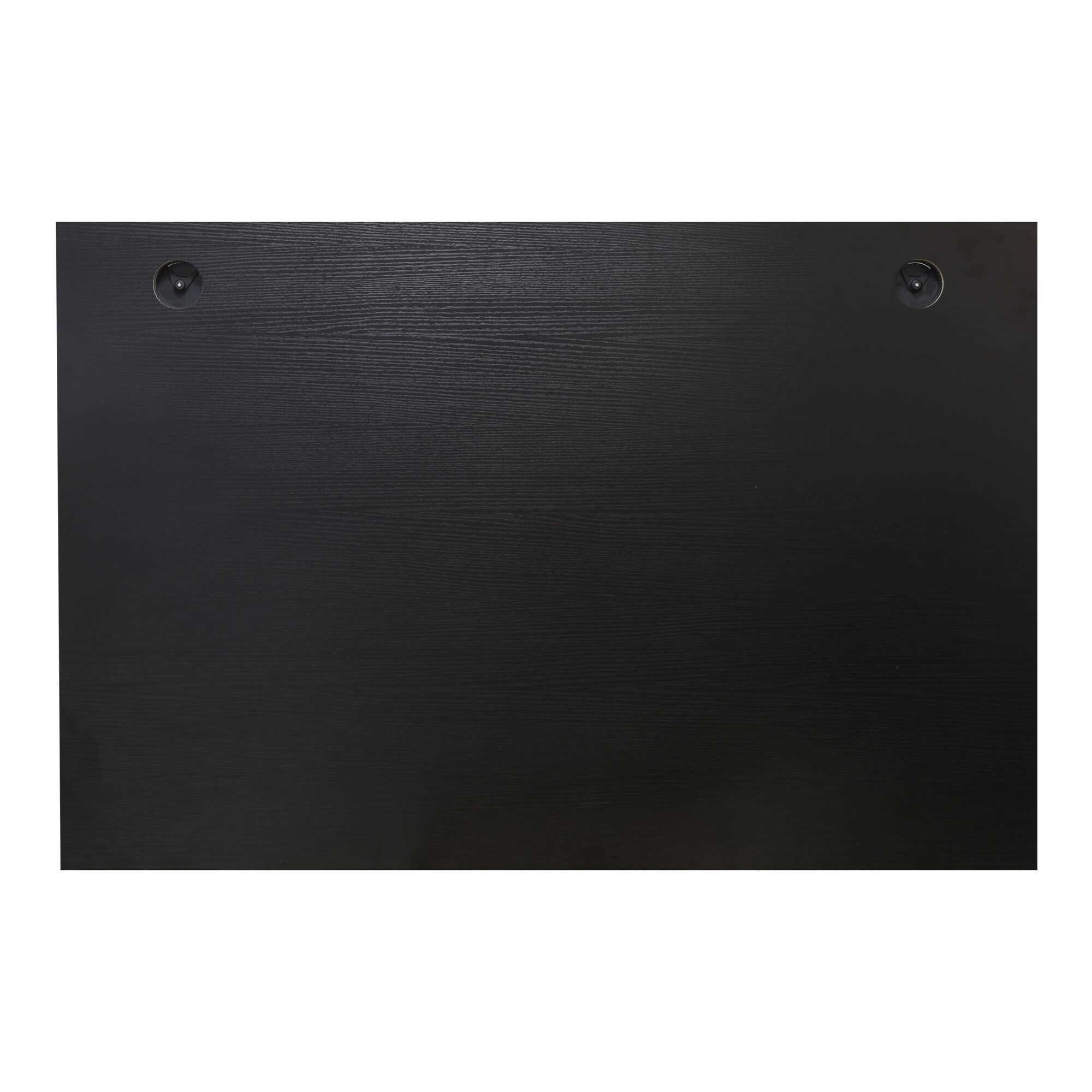 STIER desk top 140x80cm black melamine coated tabletop 25mm thick