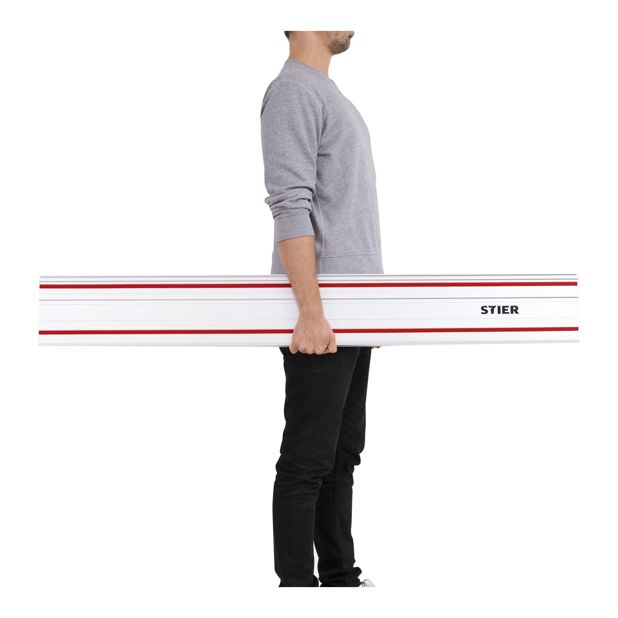 STIER Führungsschiene Schienensystem Länge 1400 mm mit Aluminium-Schiene und