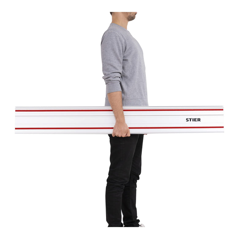 STIER Führungsschiene Schienensystem Länge 1400 mm mit Aluminium-Schiene und