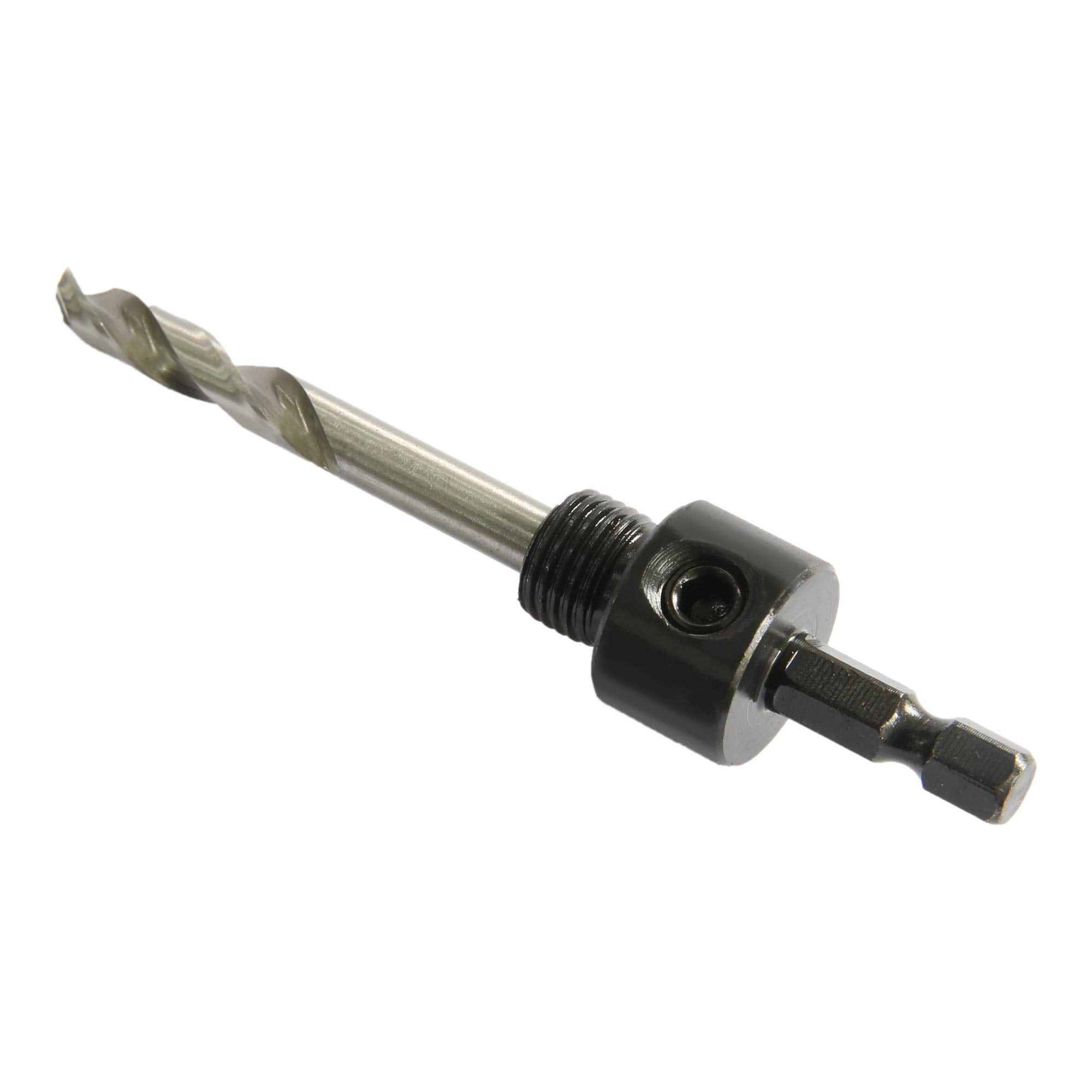 STIER 1/4" HEX adapter 1/2" 20 UNF for hole saws 14-32 mm including Allen key