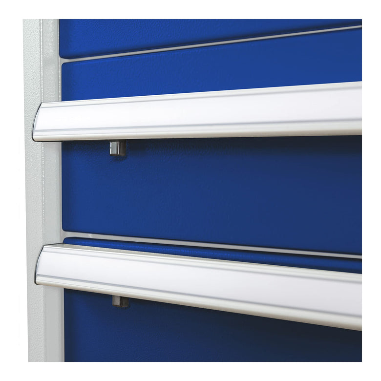 STIER Schubladenschrank mit 6 Schubladen BxTxH 900x575x1020 mm RAL 7035 / RAL