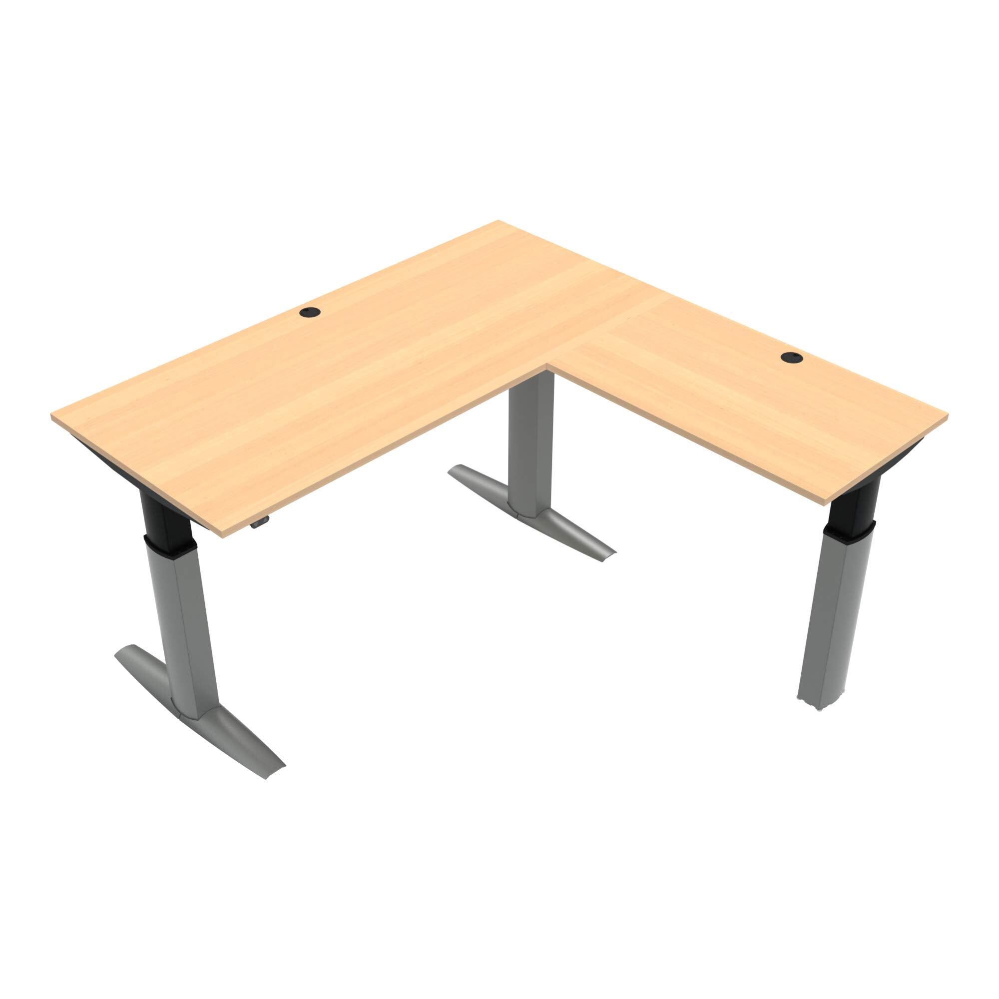STIER height-adjustable corner desk electric ergonomic various colors