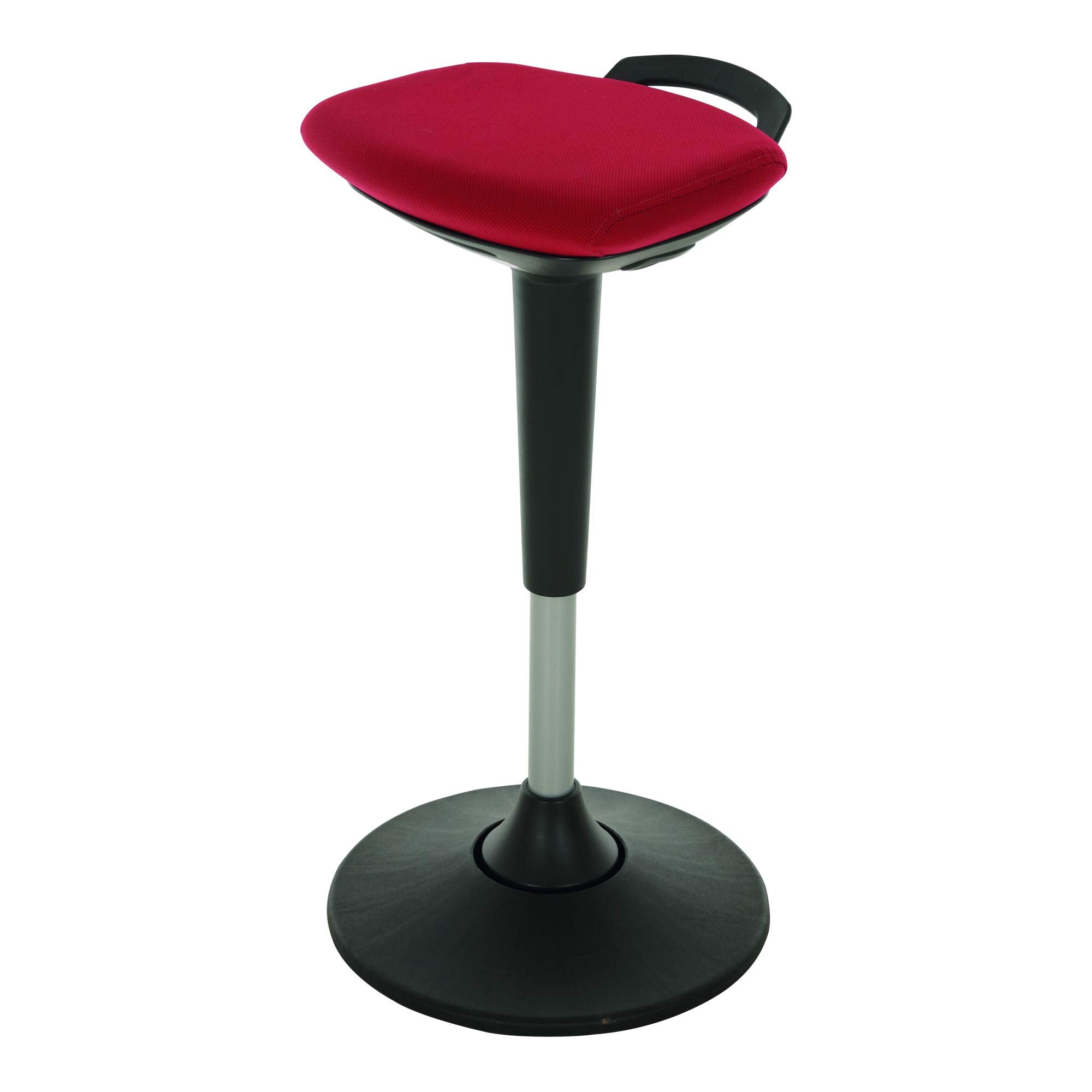 STIER multi-movable standing aid with plate base, height-adjustable stool, various colors