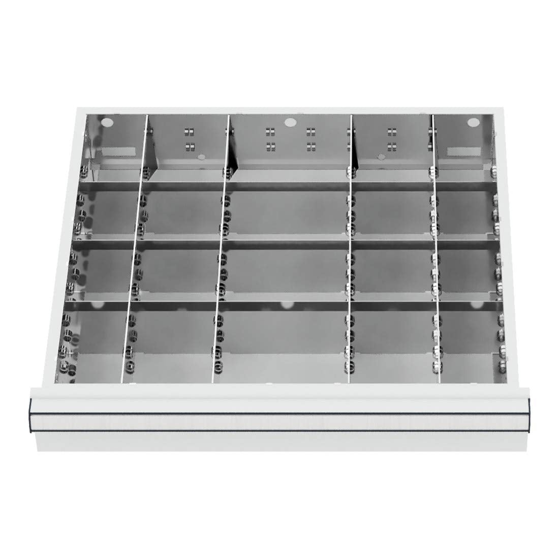 STIER drawer divider metal divider BLH 150/175 mm internal dimensions 500x450 mm