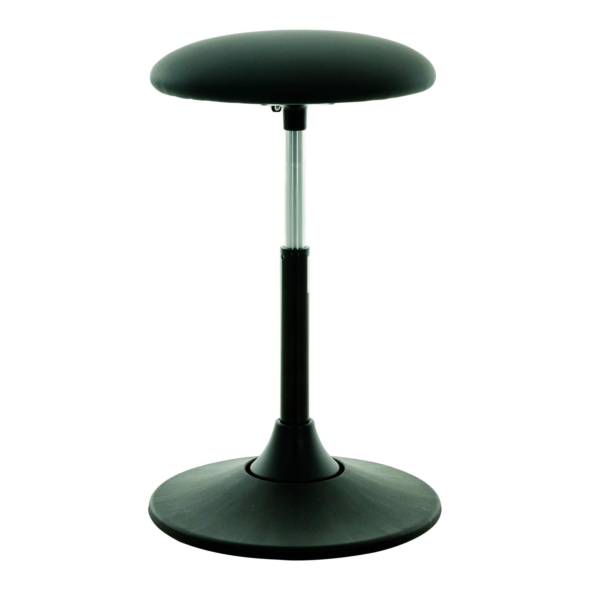 STIER Multibeweglicher Hocker ergonomisch höhenverstellbar schwarz Kunstleder