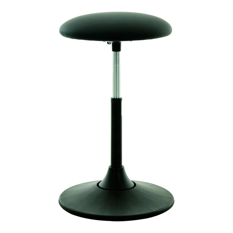 STIER Multibeweglicher Hocker ergonomisch höhenverstellbar schwarz Kunstleder