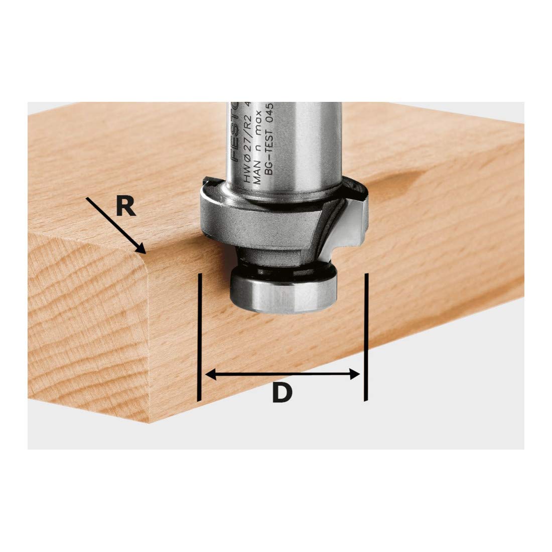 Festool Abrundfräser HW HW R2-OFK 500 (ohne Kugellager)