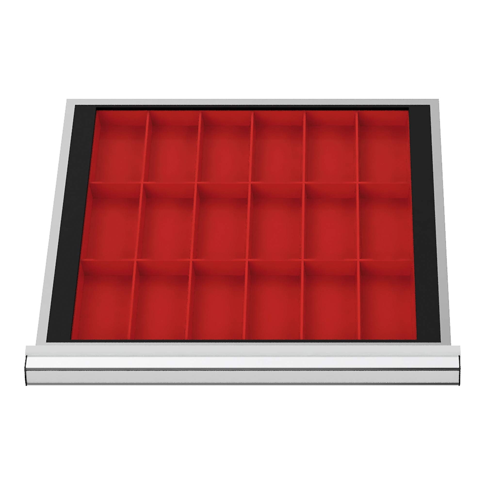 STIER drawer dividers for small parts boxes BLH 100 mm internal dimensions 500x450 mm 18