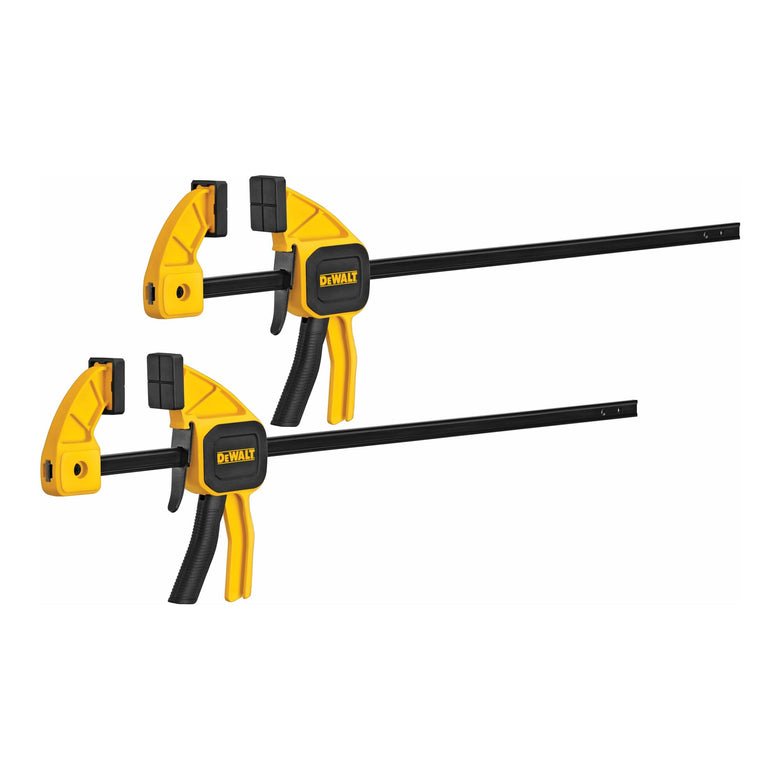 DEWALT Einhandzwinge Medium 300mm 12IN 2er Pack 45kg Spannkraft DWHT0-83158