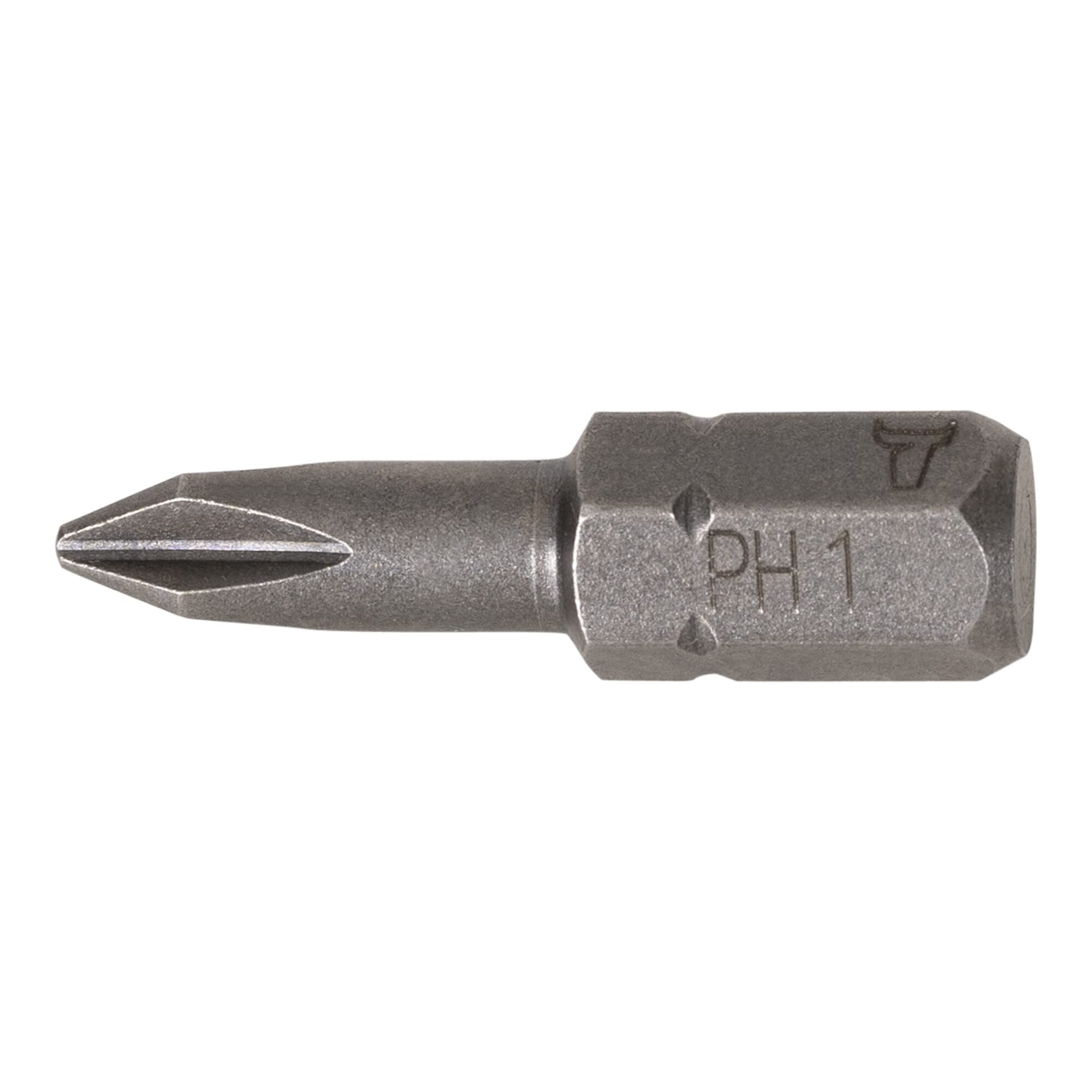 STIER Phillips-Bit PH 1 | PH 3 Form C 6,3 Länge 25 mm 10er Pack 10 Stk