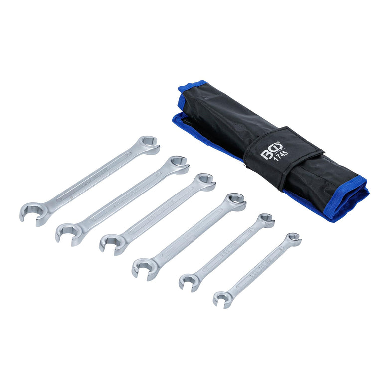 BGS Offener Doppel-Ringschlüssel-Satz SW 8 x 9 - 18 x 19 mm 6-tlg.