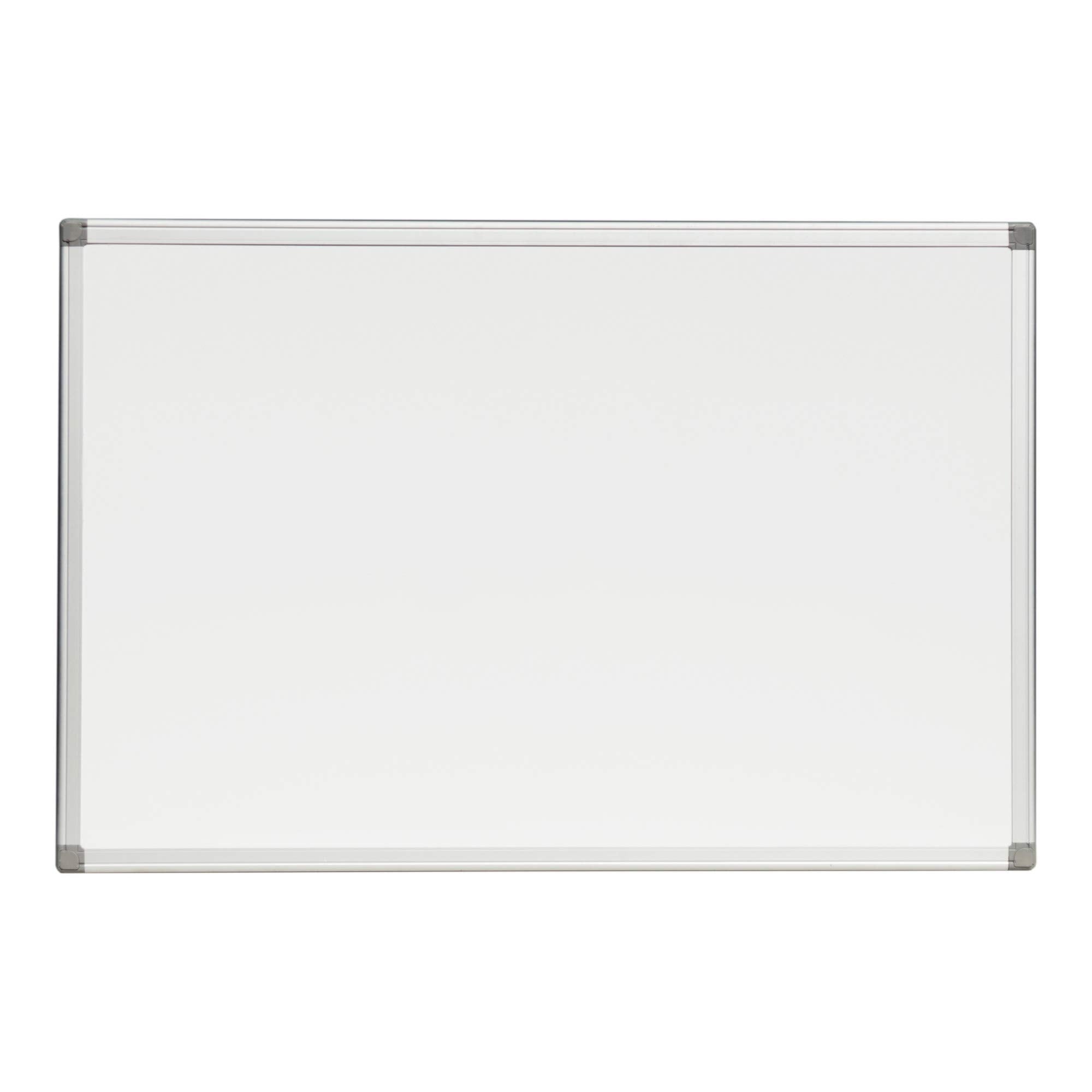 STIER Whiteboard magnetisch mit Alu-Rahmen