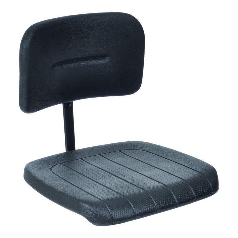 STIER Arbeitsstuhl mit Gleitern Sitzhöhe 440-630 mm PU-Sitz