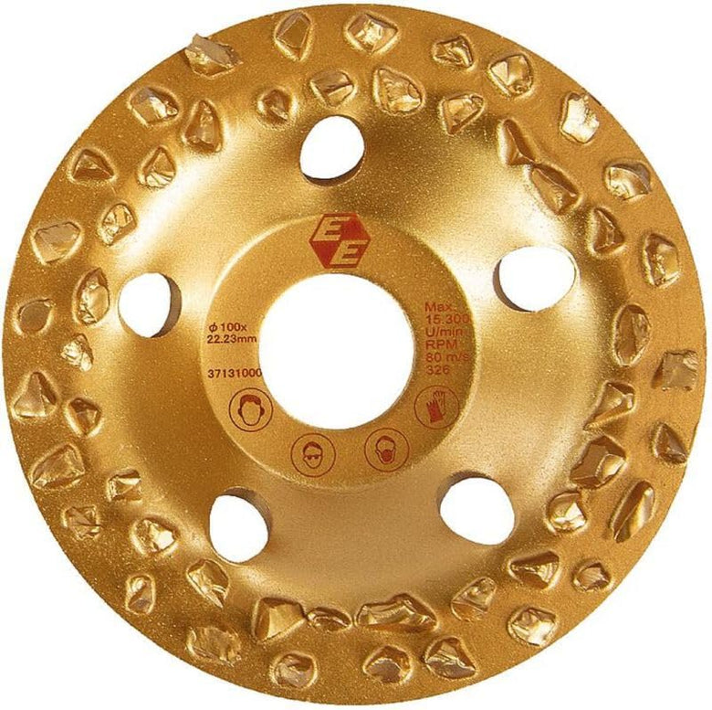 Eibenstock Hartmetall-Frässcheibe grob Ø 100mm (gold)