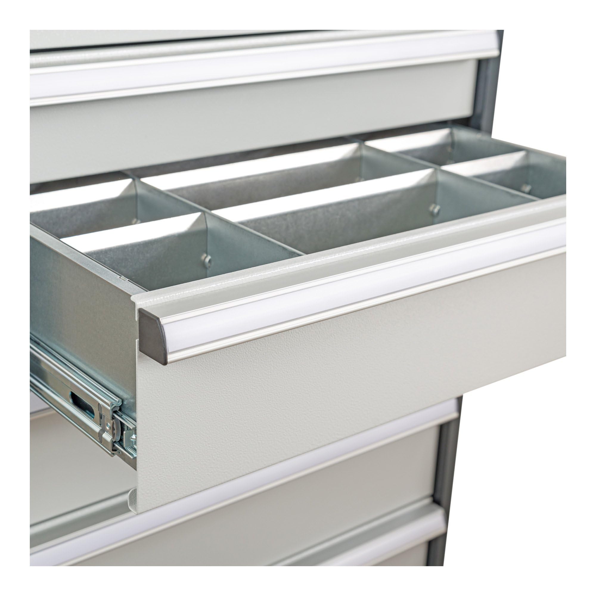 STIER Schubladeneinteilung Metalleinteilung BLH 100/125 mm Innenmaß 500x450 mm 6
