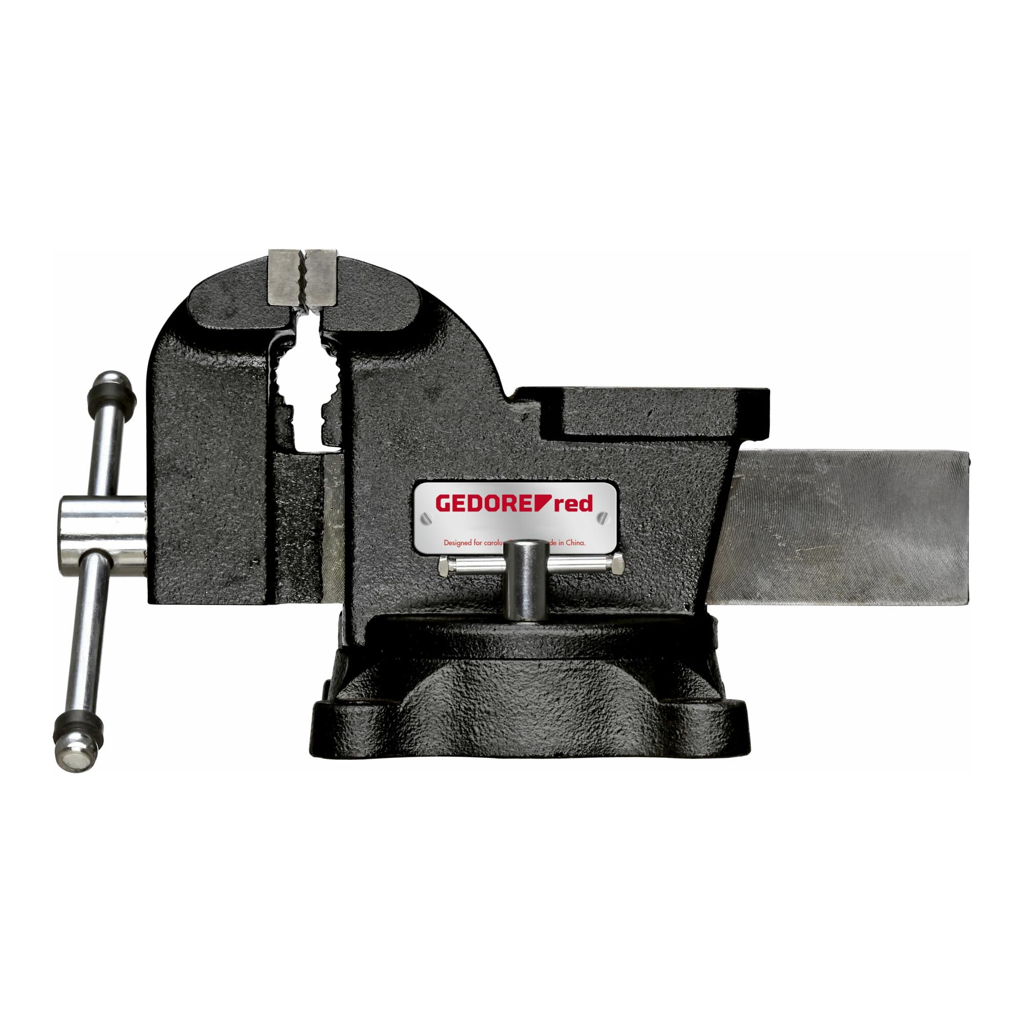 Gedore red Parallel-Schraubstock mit Amboss, drehbar, nach vorn öffnend