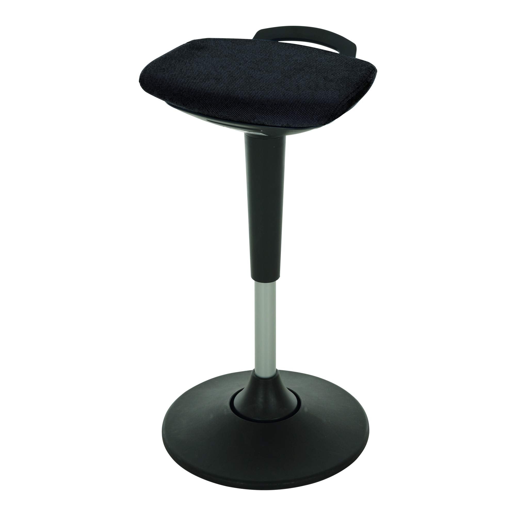 STIER multi-movable standing aid with plate base, height-adjustable stool, various colors
