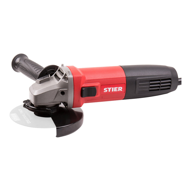 STIER angle grinder AG125CD high-performance cutting grinder 850 W