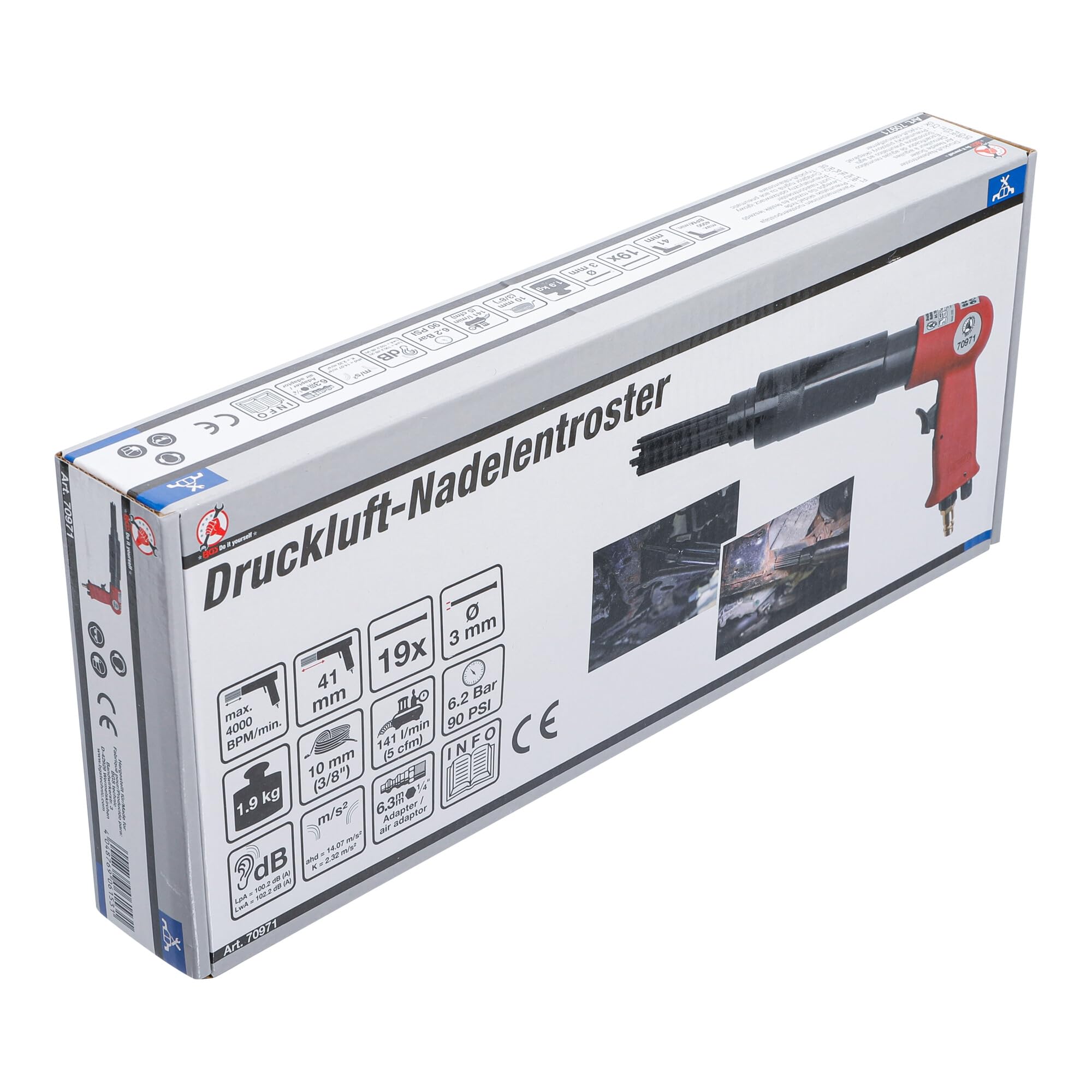BGS Do it yourself Druckluft-Nadelentroster 70971