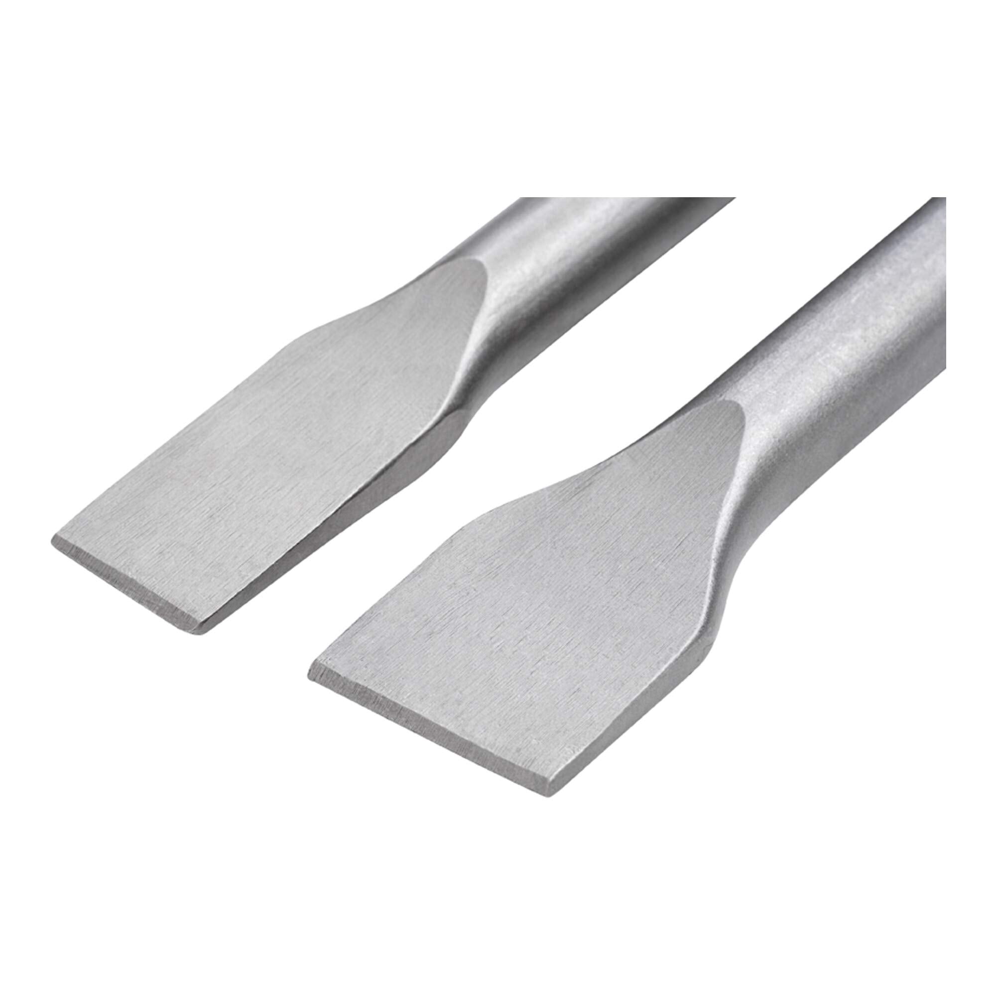 STIER SDS-HEX flat chisel set 35/50 x 410 mm steel for demolition hammer versatile