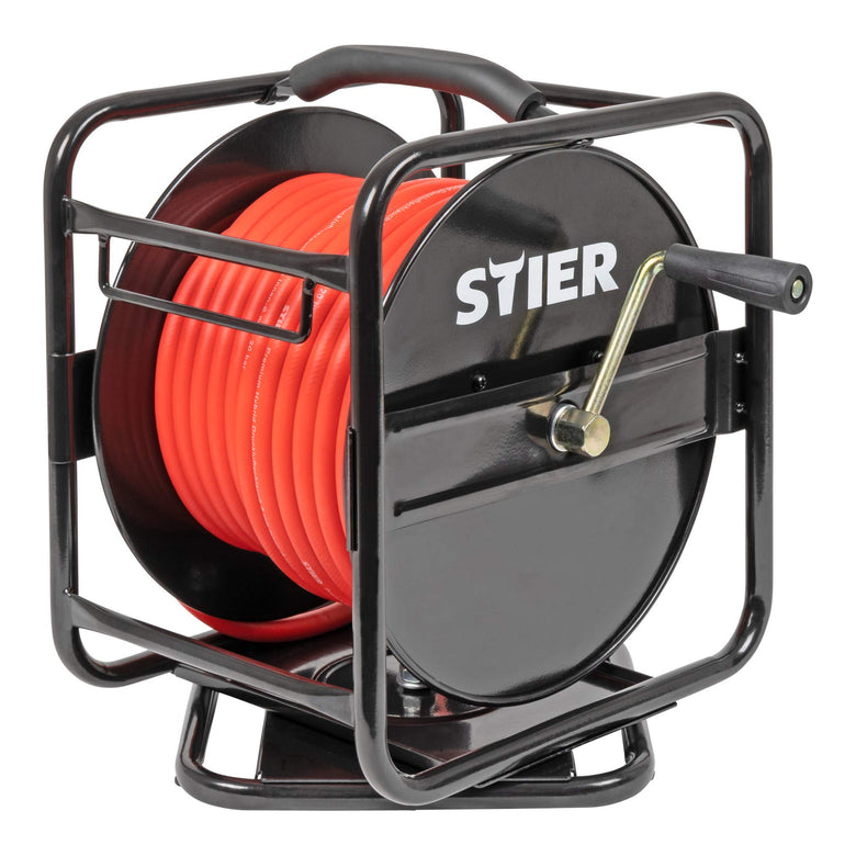 STIER compressed air hose reel including wall bracket compressed air hose SBT-30