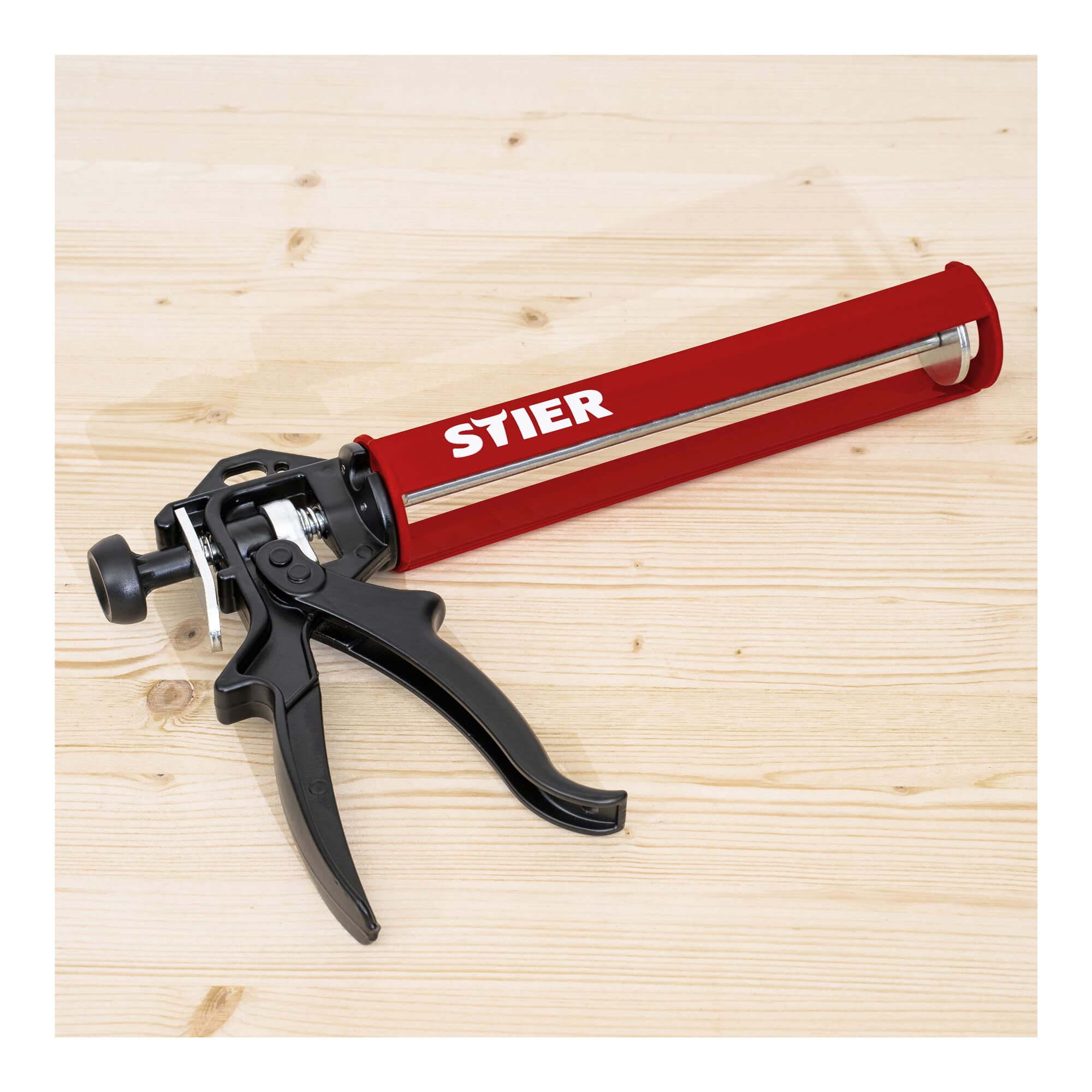 STIER cartridge gun SAP-II mechanical 355 mm ideal for silicone and mortar