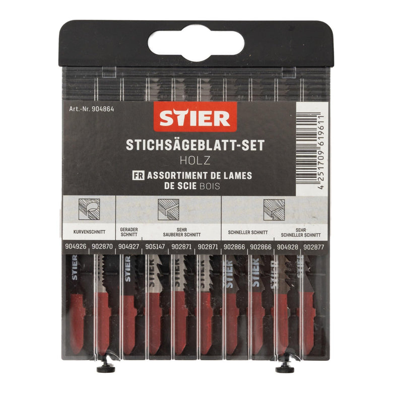 STIER jigsaw blade set